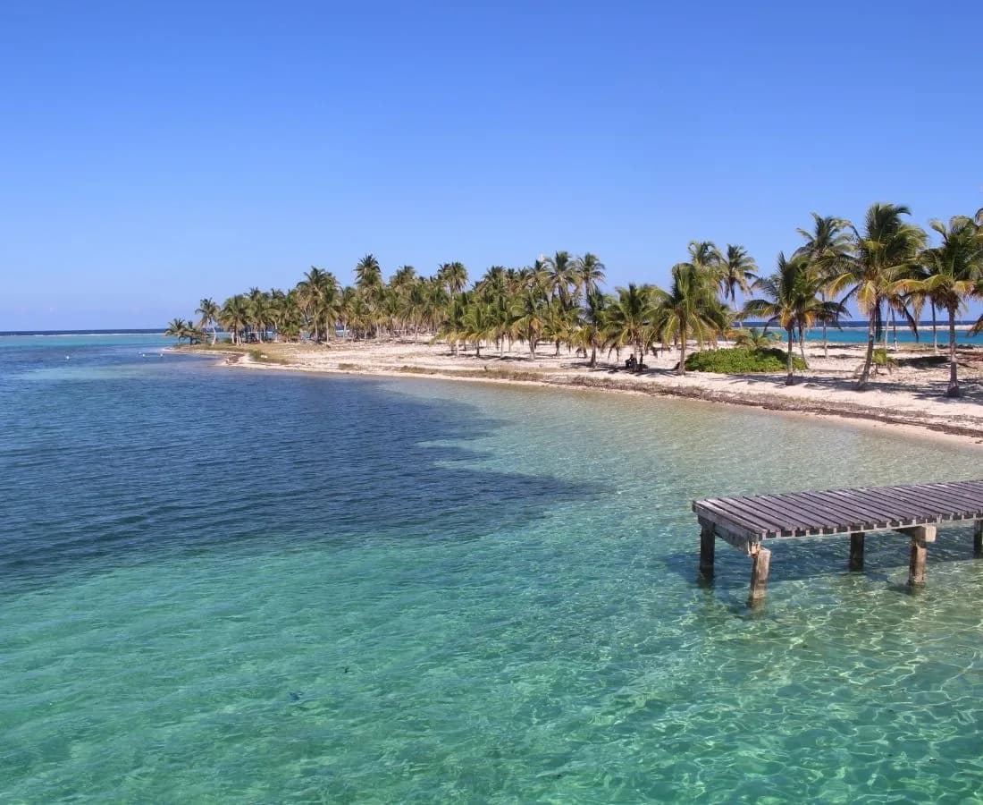 Caribbean beach in Belize